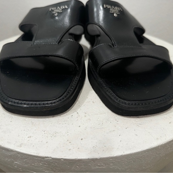 Prada ‘Jesus’ Leather Sandals - Picture 6 of 12